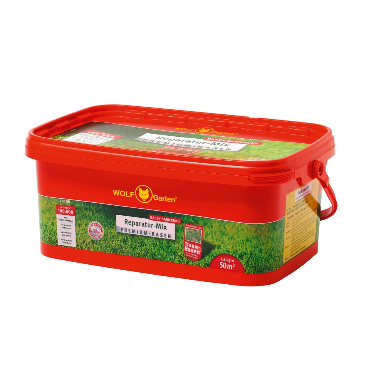 Premium-Rasen mit Starter-Dünger L 50 SM