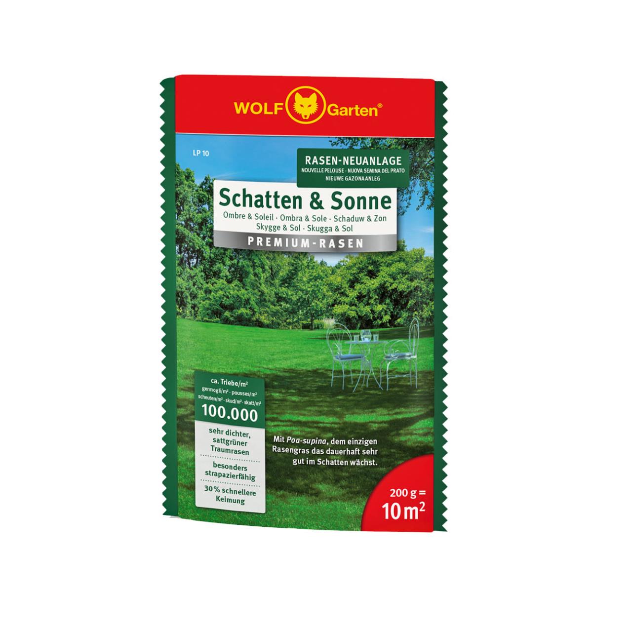 100009047 Samen Schatten & Sonne LP 10 Premium-Rasen